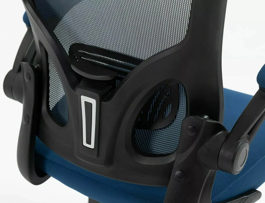 FOTEL OBROTOWY Q-333 SZARY/NIEBIESKI SIGNAL