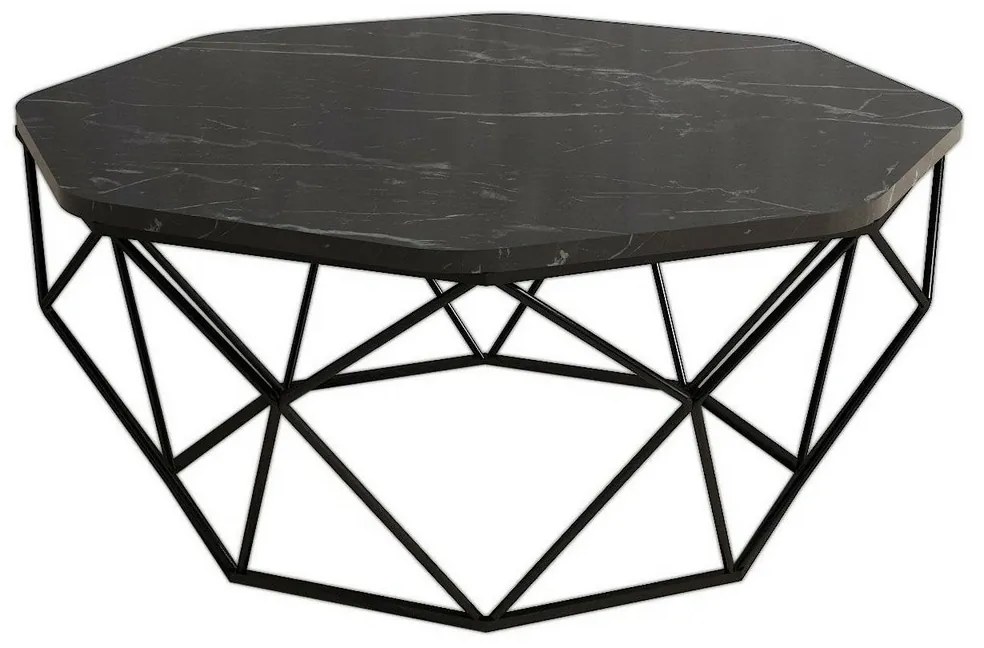 Stolik konferencyjny Diamond Black Marble