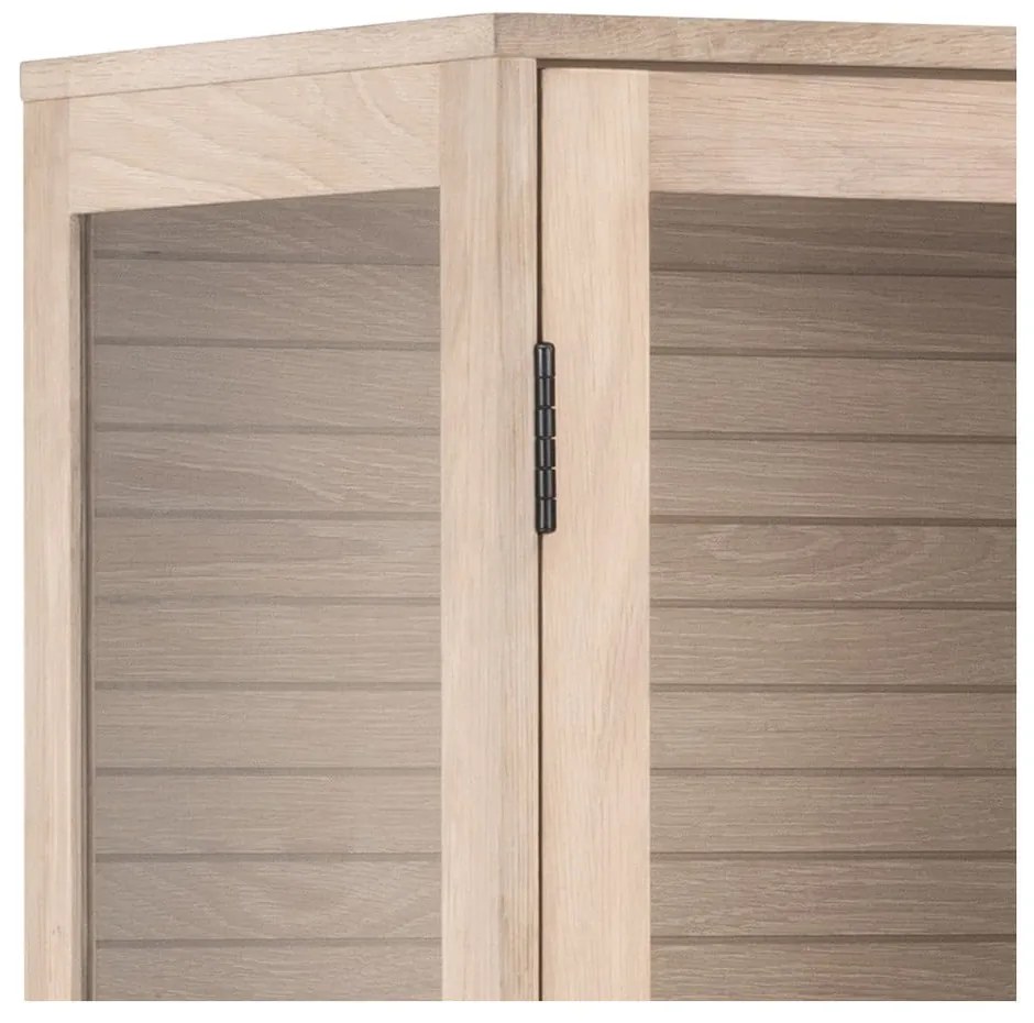 Witryna w dekorze dębu 80x180 cm Linley – Actona
