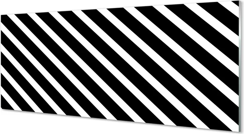 Panel Szklany Klasyczny Wzór Zebry