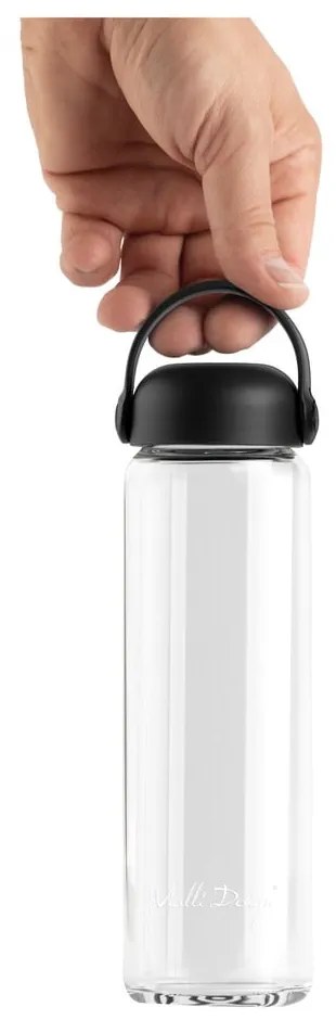 Czarna szklana butelka 540 ml Fuori – Vialli Design