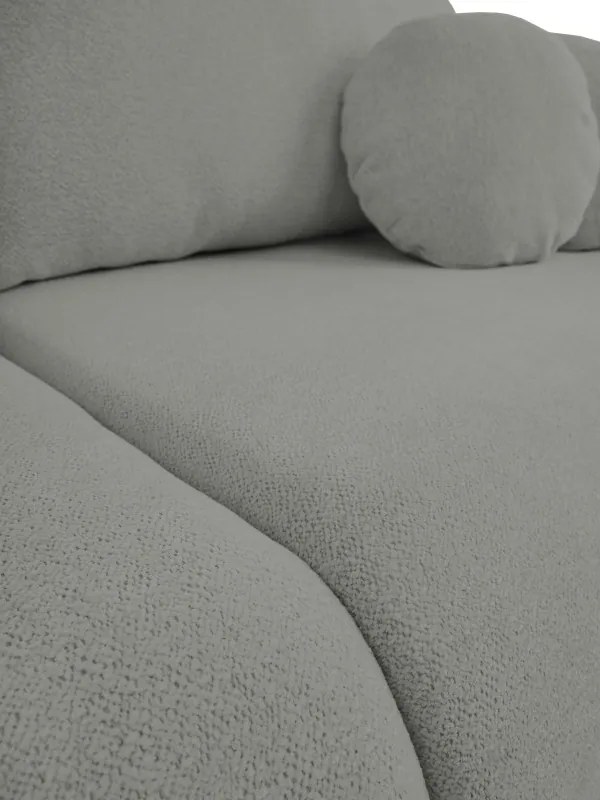 Sofa LOOP z funkcja spania i pojemnikiem CIEMNY SZARY RAVEN 07