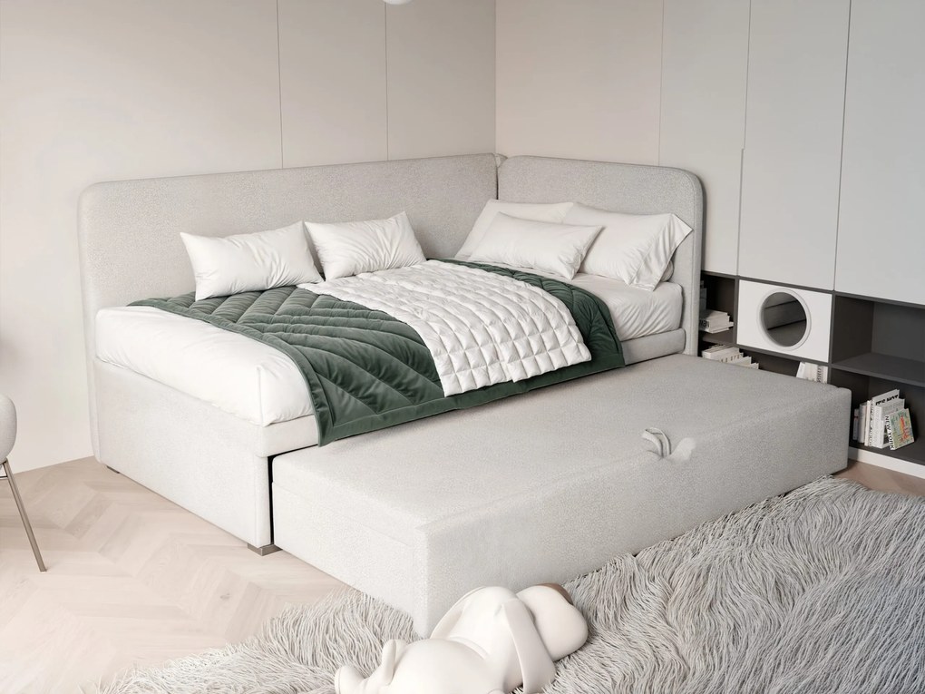 Łóżko dziecięco-młodzieżowe ZUMA z dodatkową powierzchnią spania - 100x200