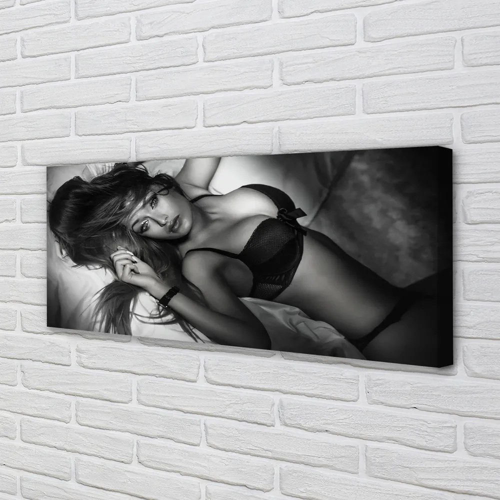 Fotoobraz na płótnie Klasyczna Elegancja w Monochromie