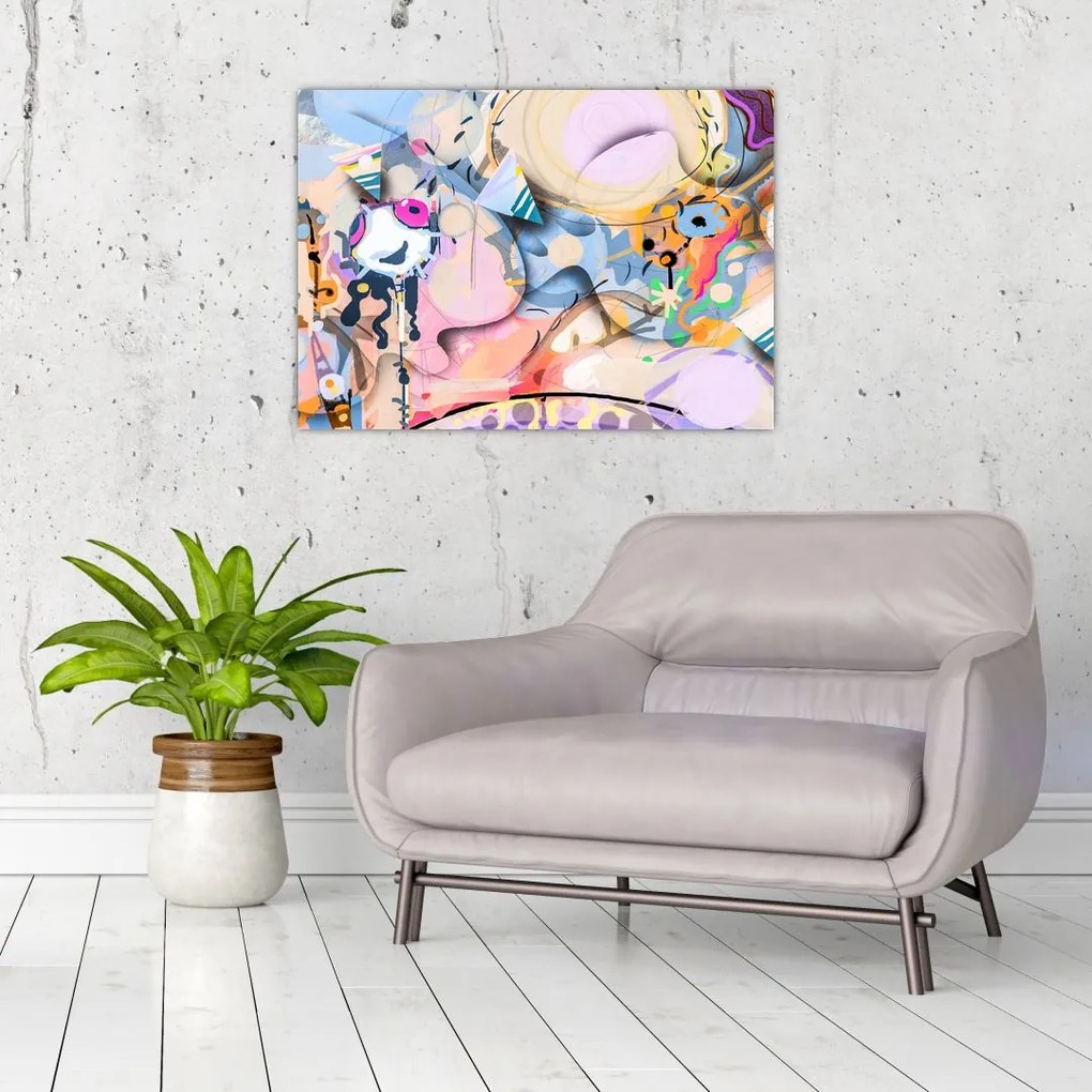 Obraz - Abstrakcja bajki (70x50 cm)