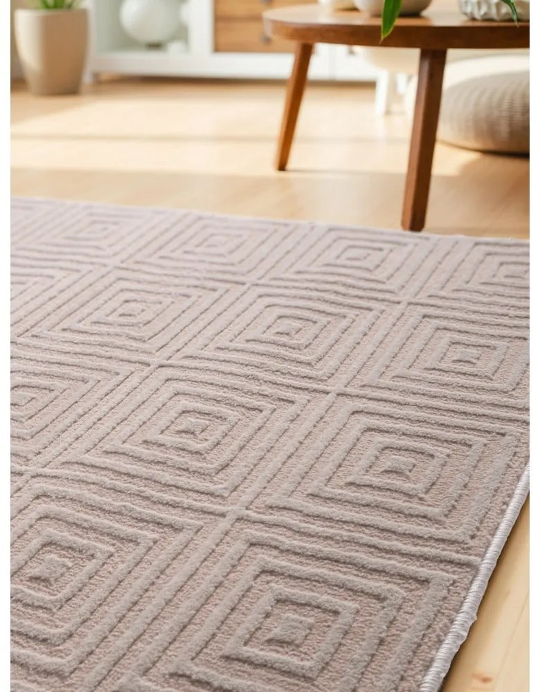 Beżowy chodnik 80x240 cm Perles Tourmaline – Elle Decoration