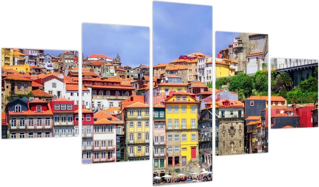 Obraz - Ribeira, Portugalia (125x70 cm)