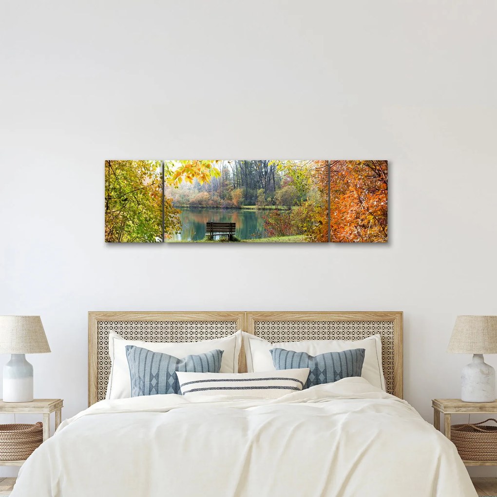 Obraz stawu (170x50 cm)