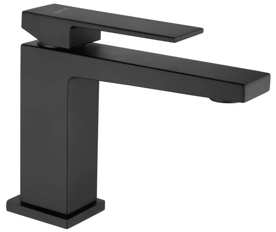 Sapho - Bateria umywalkowa LATUS 14 cm matowa czarna