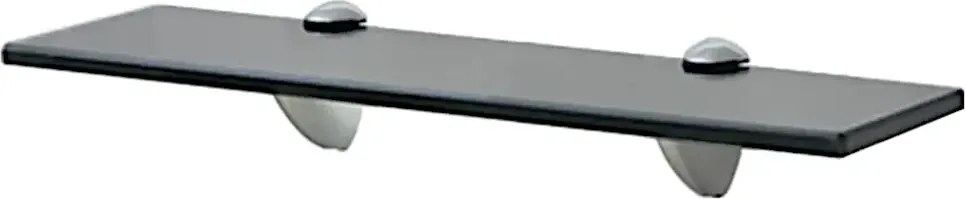 Elegancka czarna szklana półka 40x20 M3-R95