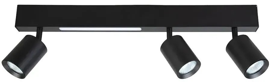 Czarna loftowa lampa sufitowa - K581- G1-P13