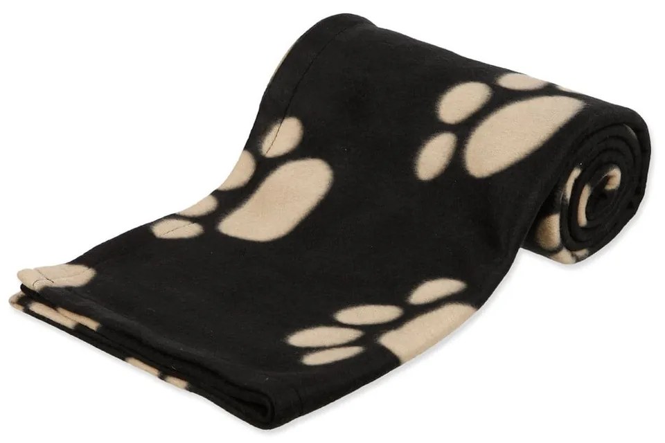 Czarny polarowy koc dla psów 150x100 cm Trixie Barney – Plaček Pet Products