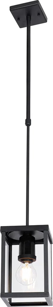 Industrialna lampa wisząca zewnętrzna czarna IP44 - Charlois