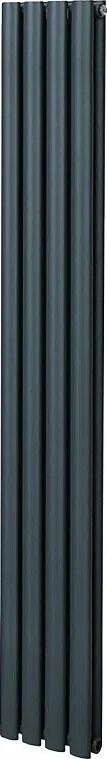 Grzejnik kolumnowy owalny – 1800 mm x 240 mm – antracytowo-szary