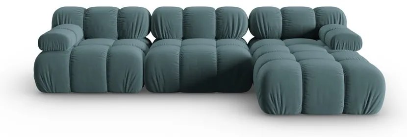 Morska aksamitna sofa 285 cm Bellis – Micadoni Home