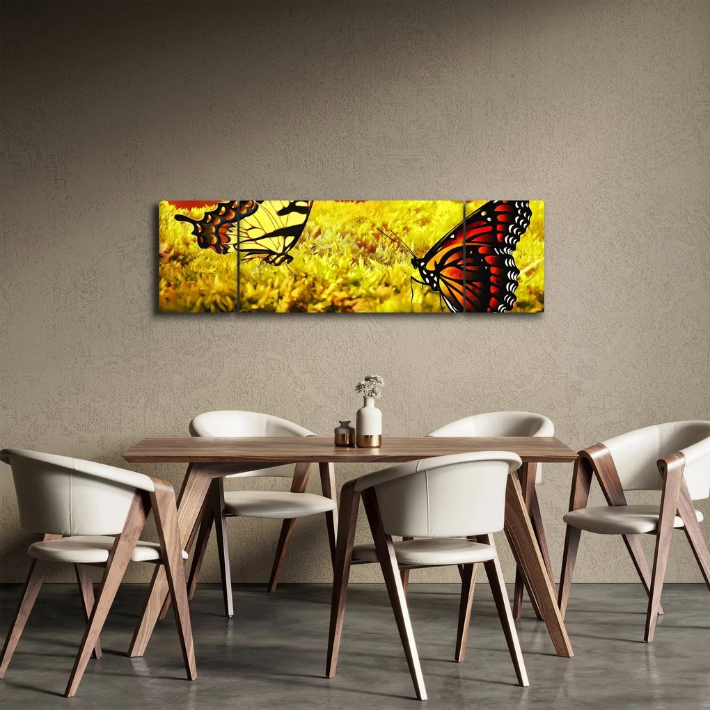 Obraz motyli (170x50 cm)