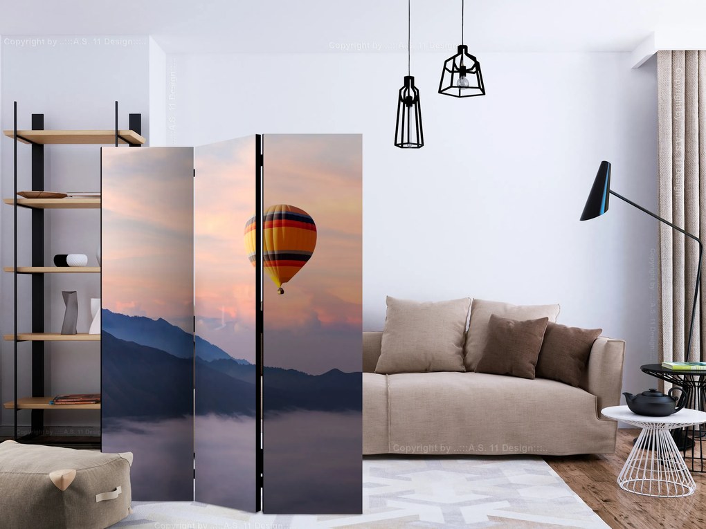 Parawan akustyczny Pejzaże 135x172 cm 3-częściowy wielokolorowy ARTGEIST B