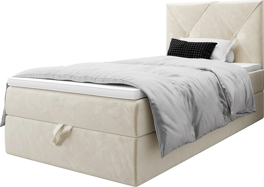 Łóżko kontynentalne ALTEA 120x200 Monolith 02