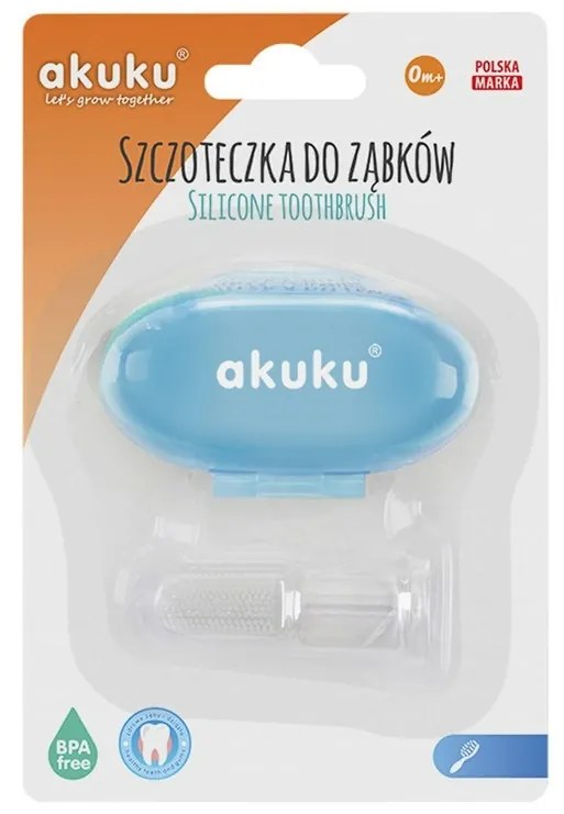 Szczoteczka do zębów Akuku First z etui