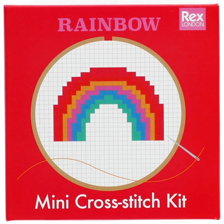 Zestaw kreatywny Cross-stitch Kit Rainbow – Rex London