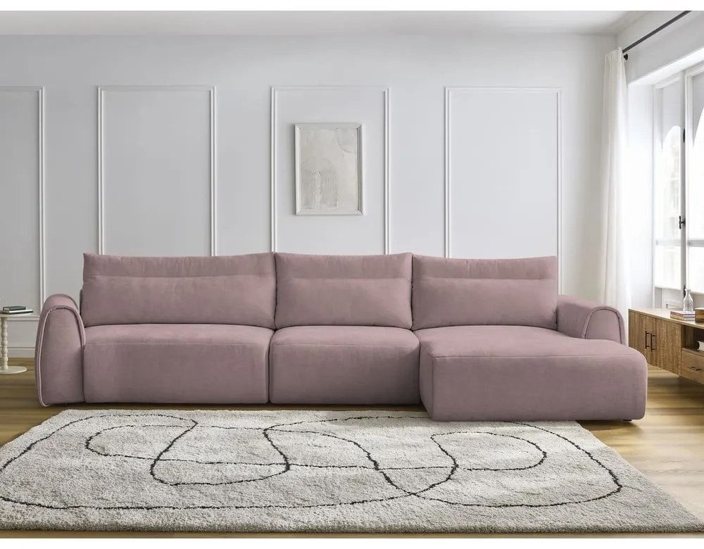 Jasnoróżowy narożnik Aden – Bobochic Paris