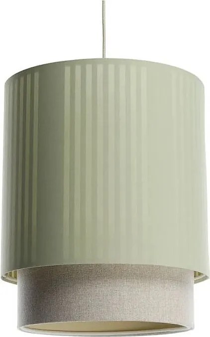 Lampa wisząca DUO LAMI LINE 30 zielona/beżowa