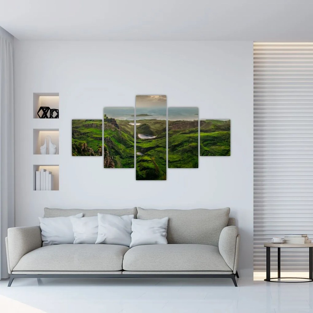 Obraz - Quiraing, Szkocja (125x70 cm)