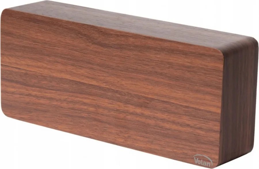 DUŻY ZEGAR Elektroniczny BUDZIK LED Drewniany Cyfrowy Stojący TERMOMETR DAT