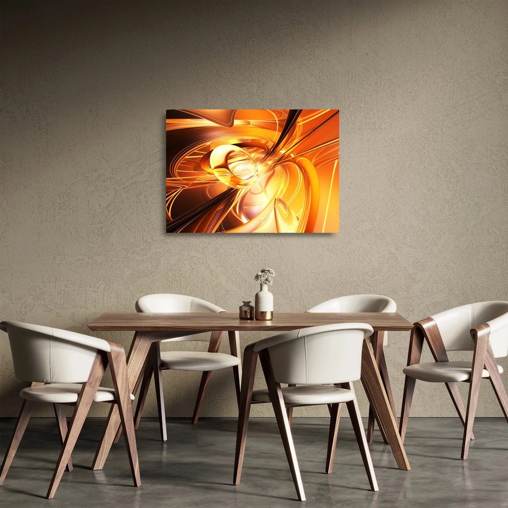 Obraz na szkle abstrakcji (70x50 cm)