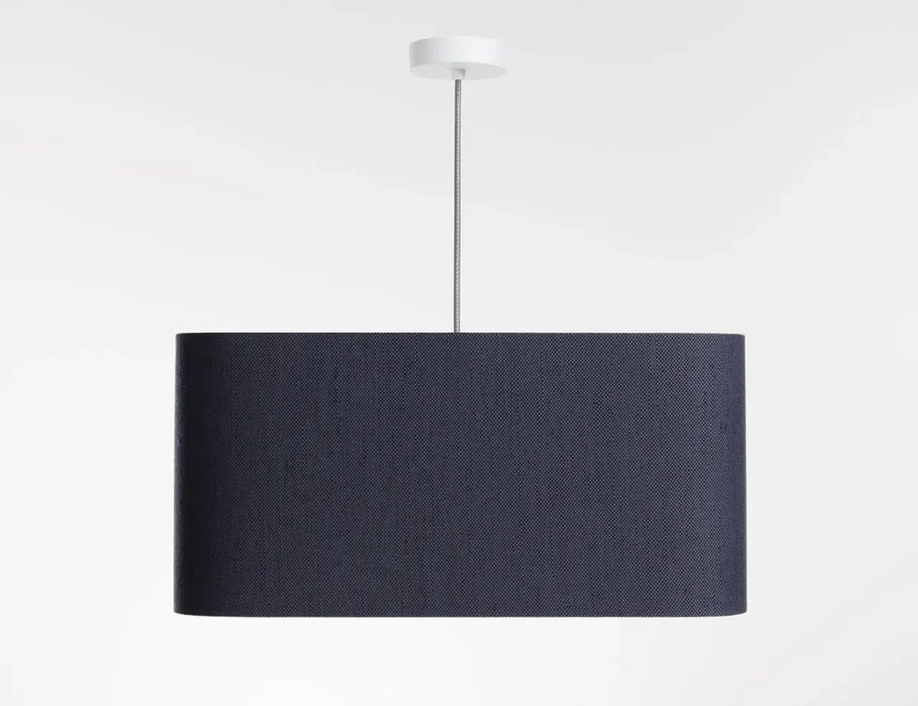 Lampa wisząca KWADRO LEN 004-40w20 granatowa/szara BPS KONCEPT
