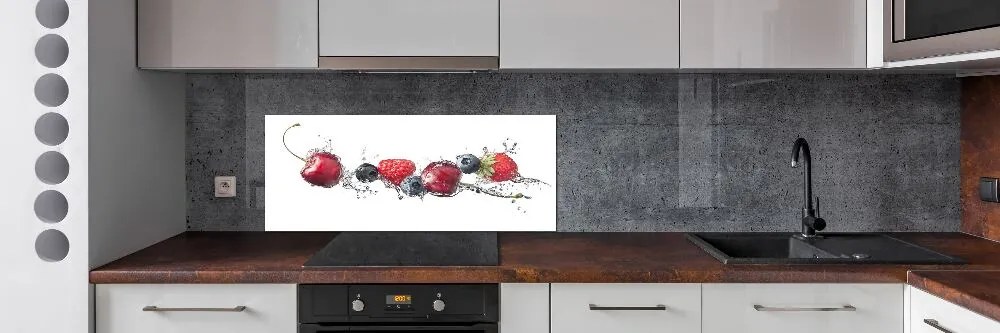Panel dekor szkło Owoce leśne