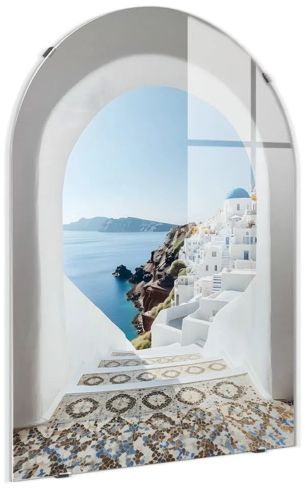 Szklany obraz 70x100 cm Oia – Styler
