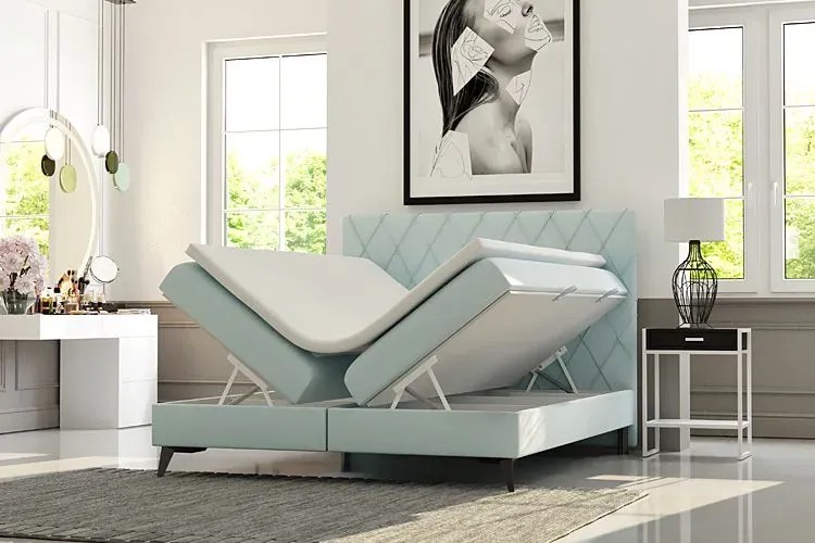 Łóżko boxspring Emina 120x200 - 32 kolory
