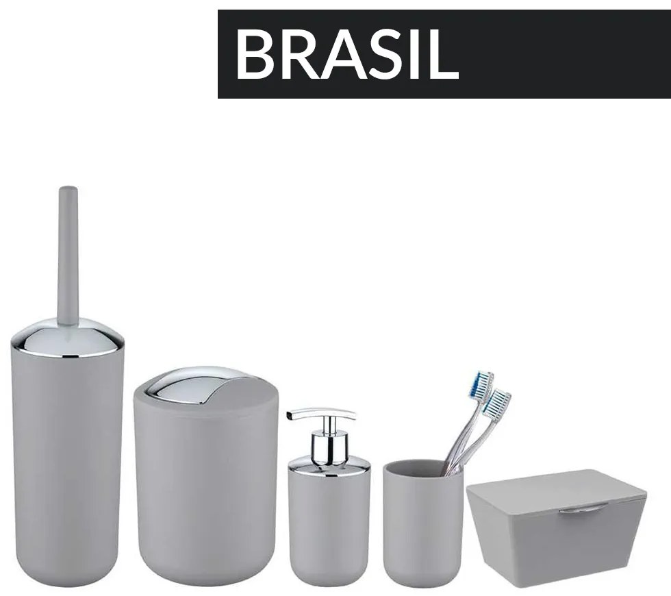 Kosz na śmieci BRASIL GREY, 2 l, WENKO