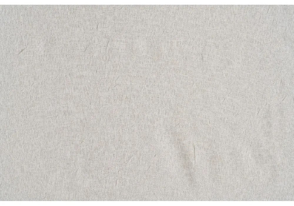 Kremowa firanka z woalu 140x245 cm Sable Crush – Mendola Fabrics