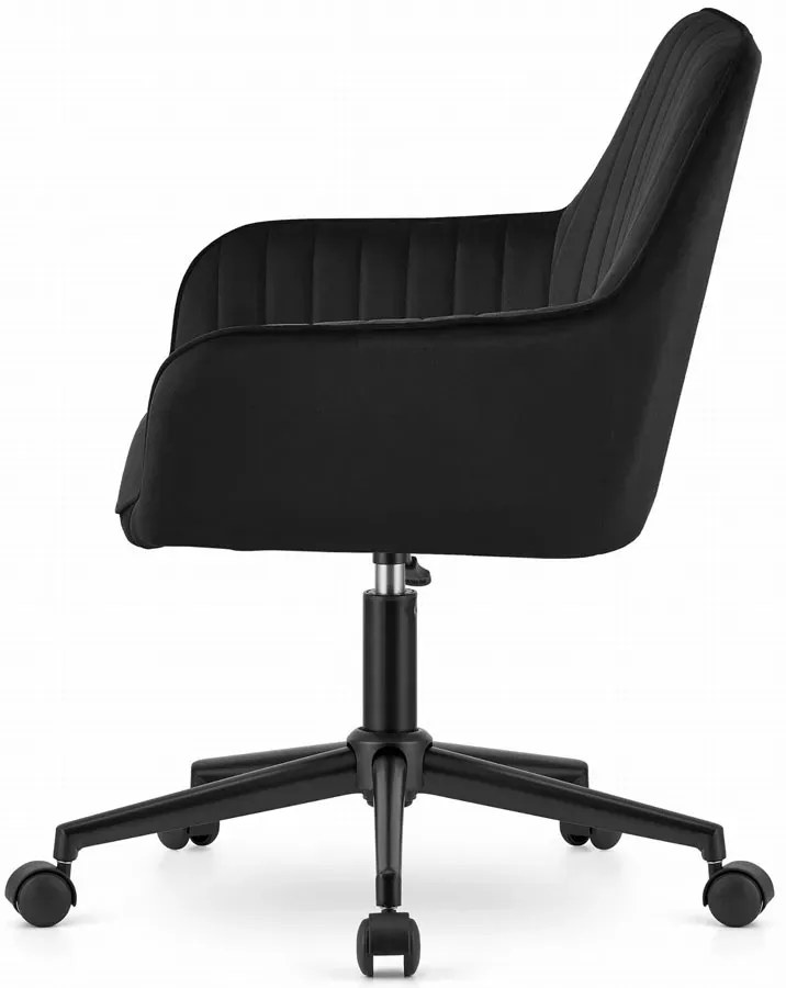 Krzesło obrotowe welurowe czarne Z7-T05