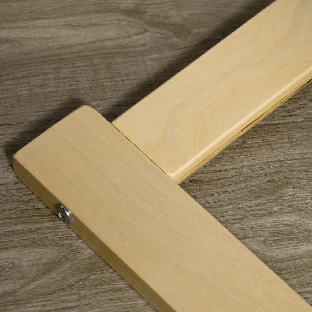 HOMCOM Fotel Relaksacyjny z Podnóżkiem Brązowy Lniany Pokrycie Drewniana Rama Wygodne Siedzisko z Podłokietnikami | Aosom PL