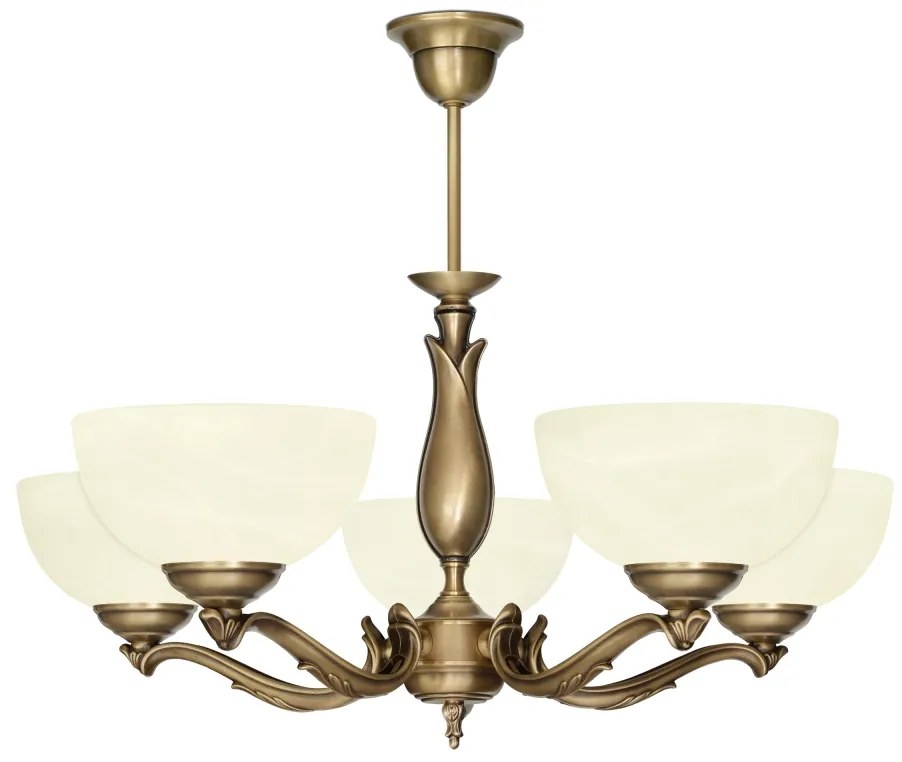 Klasyczny żyrandol z mosiądzu M-S5