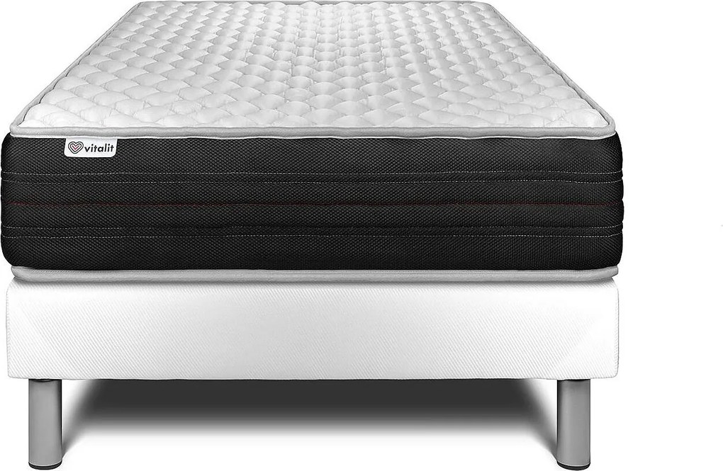 lózka z materacem VITAL MEMO ONE 120 x 200 cm Rama lózka Bialy