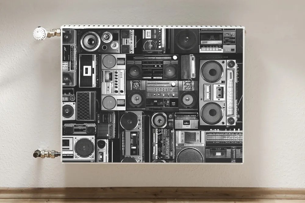 Magnes dekoracjny na kaloryfer Old school boombox