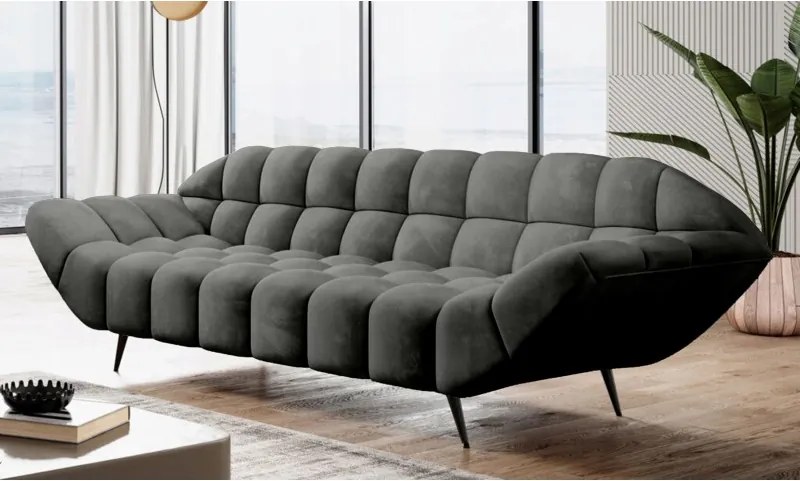 Sofa GAPPA 2 osobowa wolnostojąca w tkaninie MONOLITH 92 WERSAL