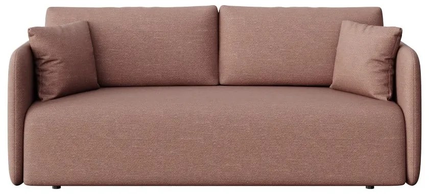 Różowa rozkładana sofa 220 cm Chaum – Rodier