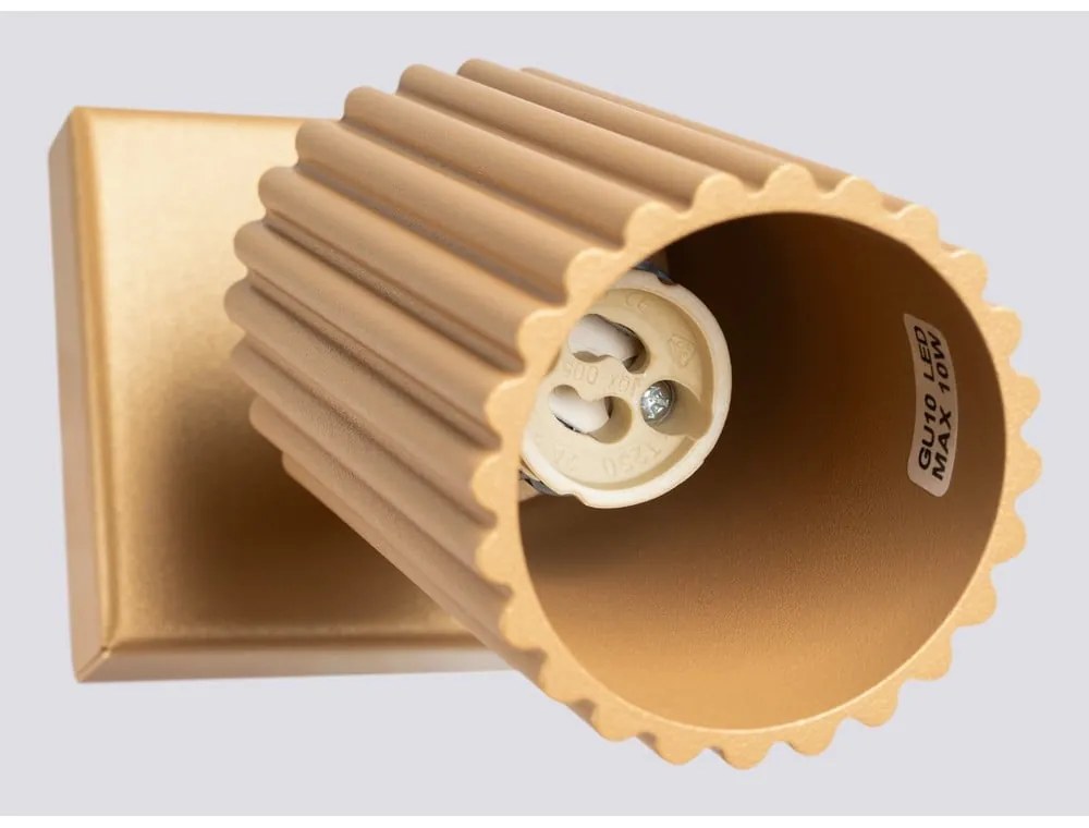 Lampa punktowa w kolorze złota 8x16 cm Gleam – Sollux