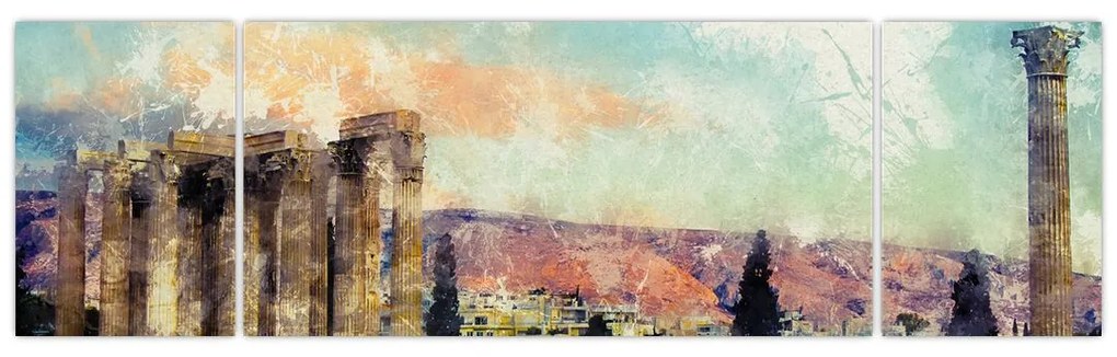 Obraz - Akropol, Ateny, Grecja (170x50 cm)