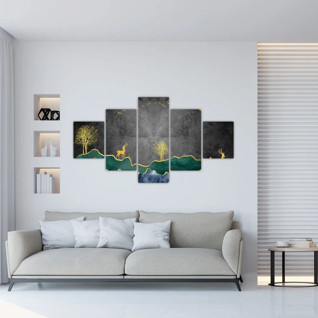 Obraz - Górska sceneria (125x70 cm)