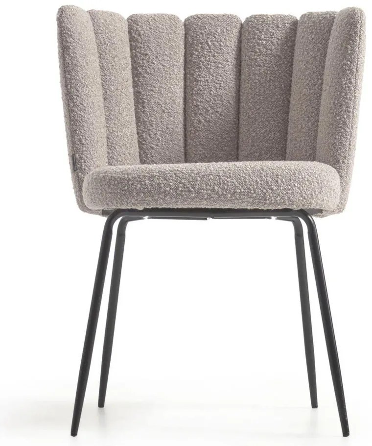 Szare krzesła zestaw 2 szt. Aniela – Kave Home