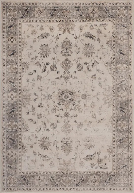 Dywan vintage INKA Arabeska z Efektem Postarzenia Beżowy 120 cm x 170 cm