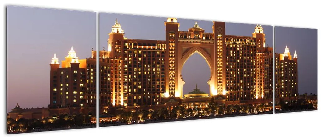 Obraz budowy w Dubaju (170x50 cm)