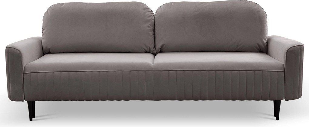 Masseno Sofa FILO z funkcją spania i pojemnikiem na pościel - Szary - VELLUTO 16