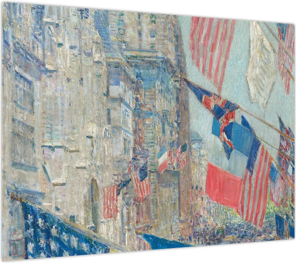 Obraz - Childe Hassam, Allies day, reprodukcje (70x50 cm)